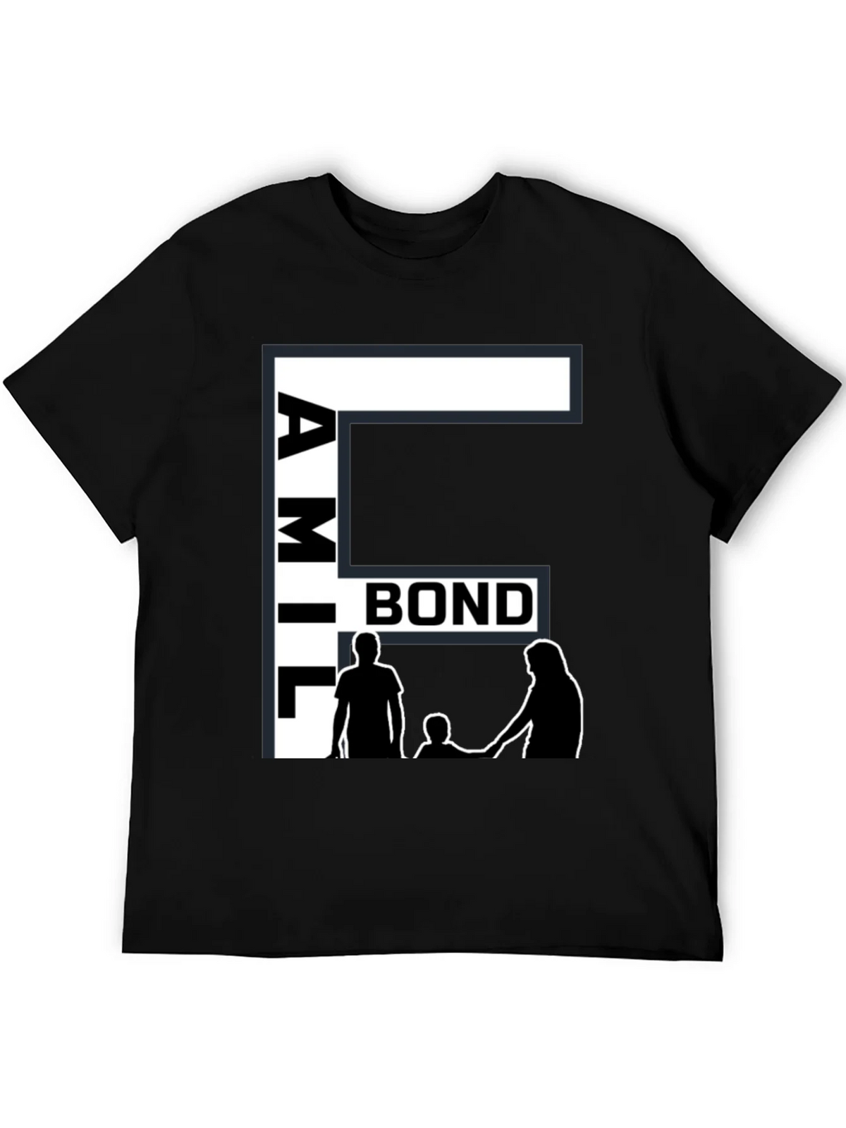 Family Bond Black T-Shirt product image 5