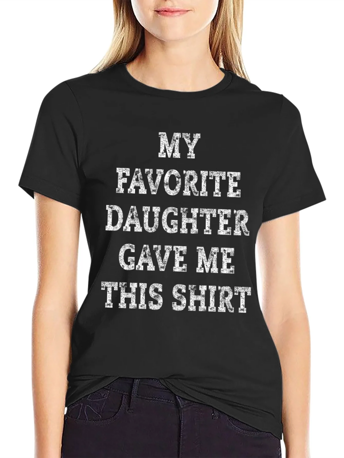 My Favorite Daughter T-Shirt - Gift for Dad product image 2