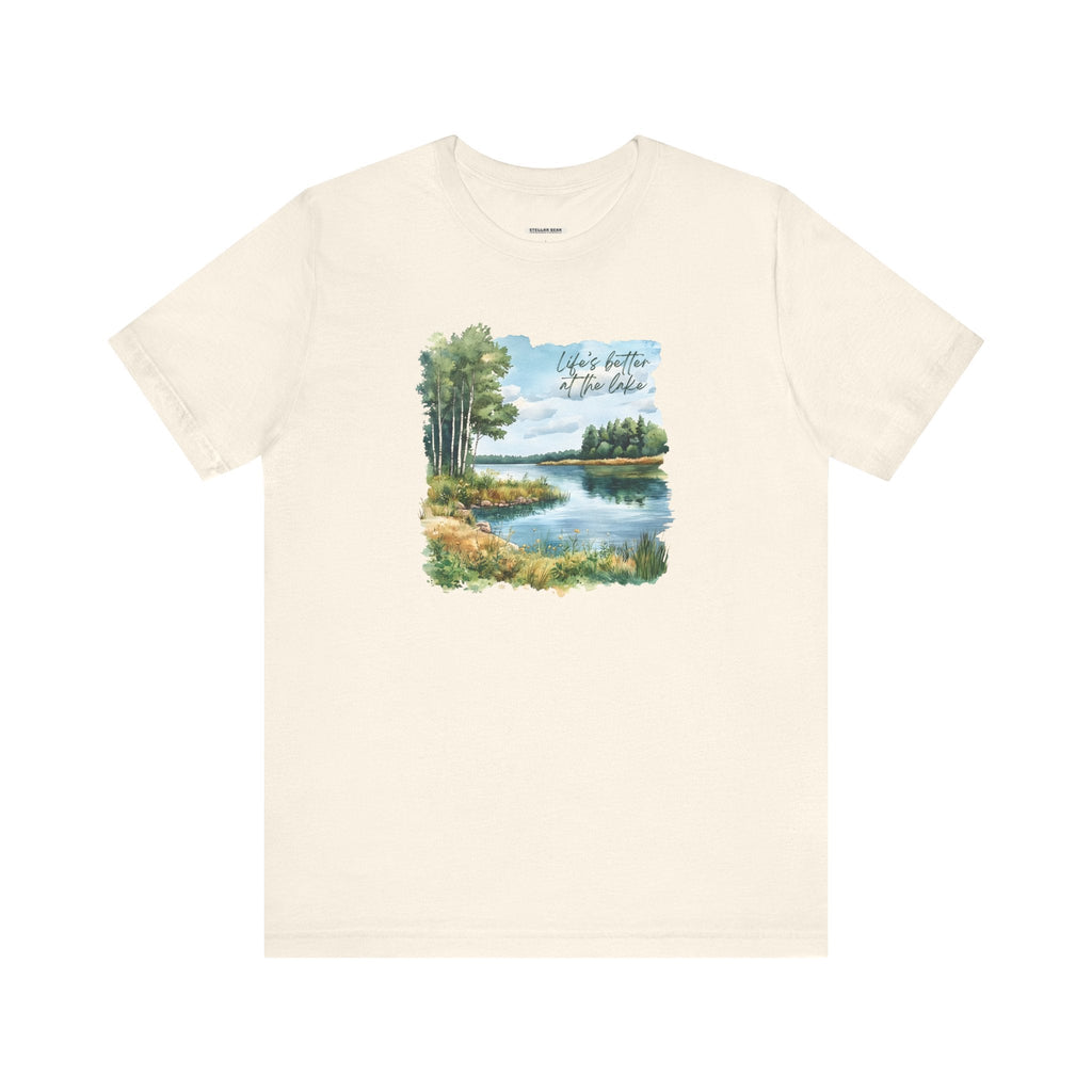 Life's Better at the Lake, Spring Trees Graphic T-Shirt product image 15