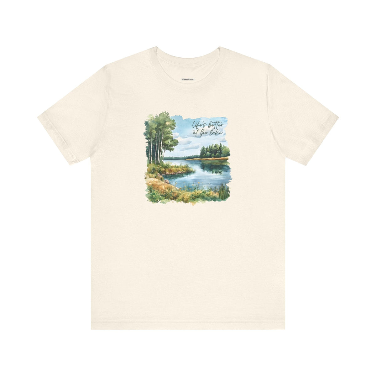 Life's Better at the Lake, Spring Trees Graphic T-Shirt product image 15