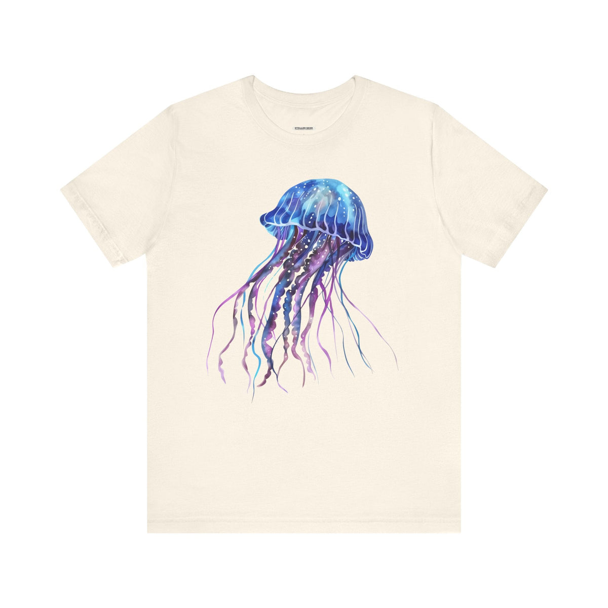 Jellyfish Blue Purple Graphic T-Shirt product image 11