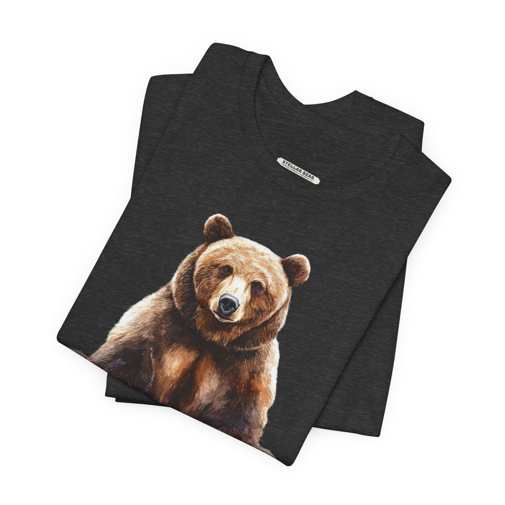 Grizzly Bear Sitting Graphic T-Shirt product image 4