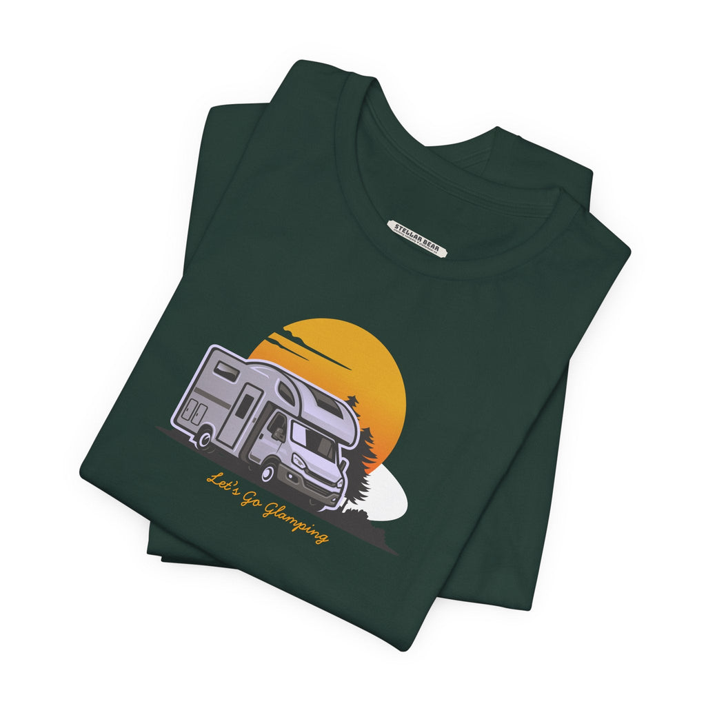 Let's Go Glamping RV Graphic T-Shirt product image 2
