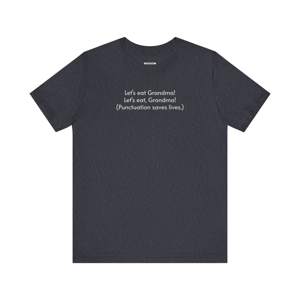 Punctuation Saves Lives Minimalist Style T-Shirt product image 12