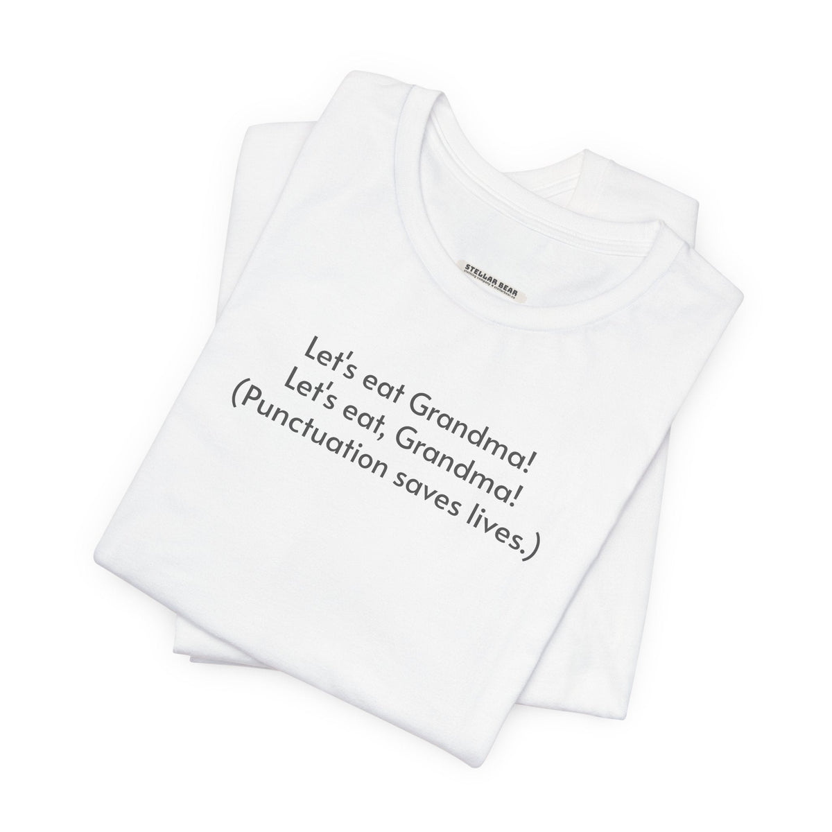 Punctuation Saves Lives Minimalist Style T-Shirt product image 6
