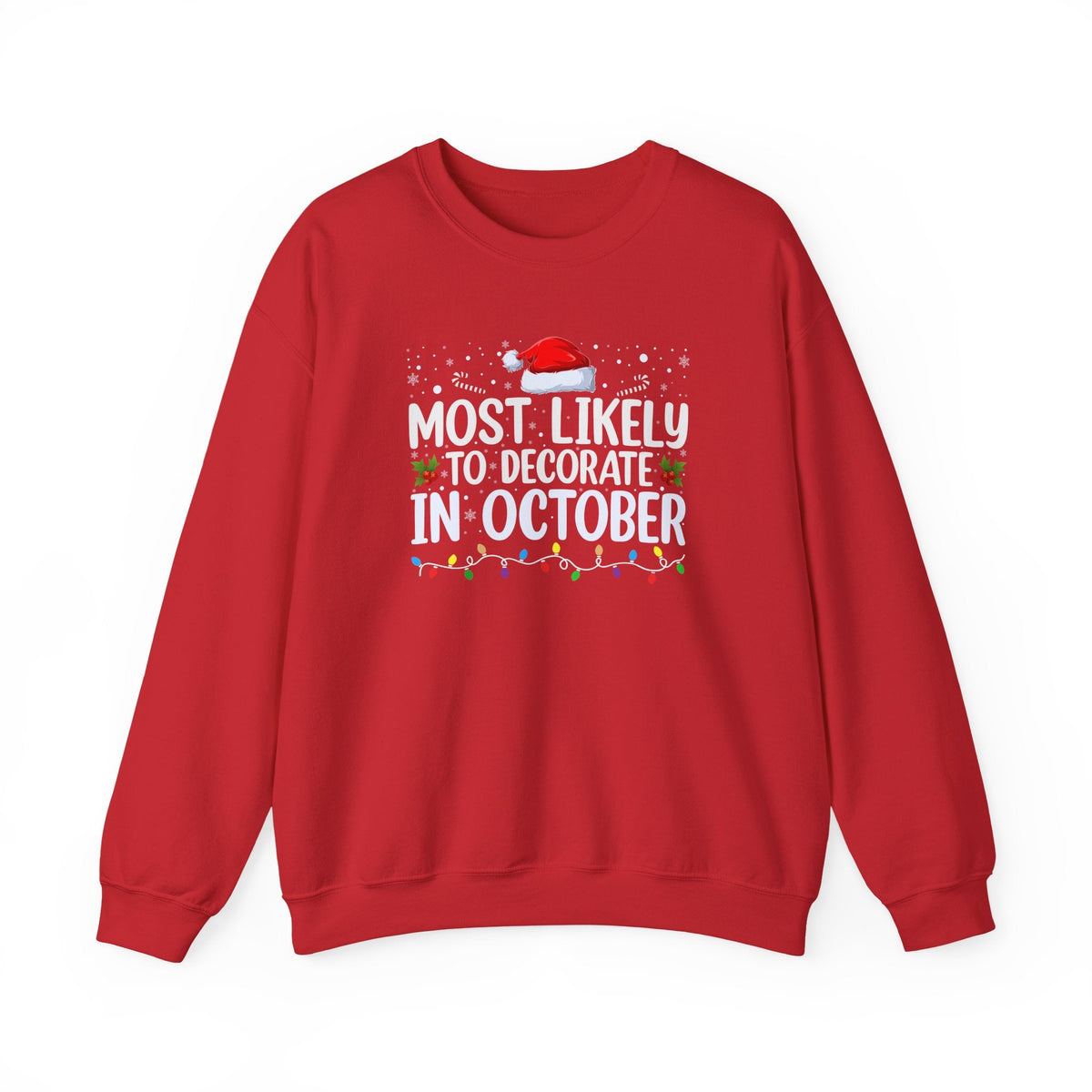 Most Likely to Decorate in October Graphic Sweatshirt product image 6