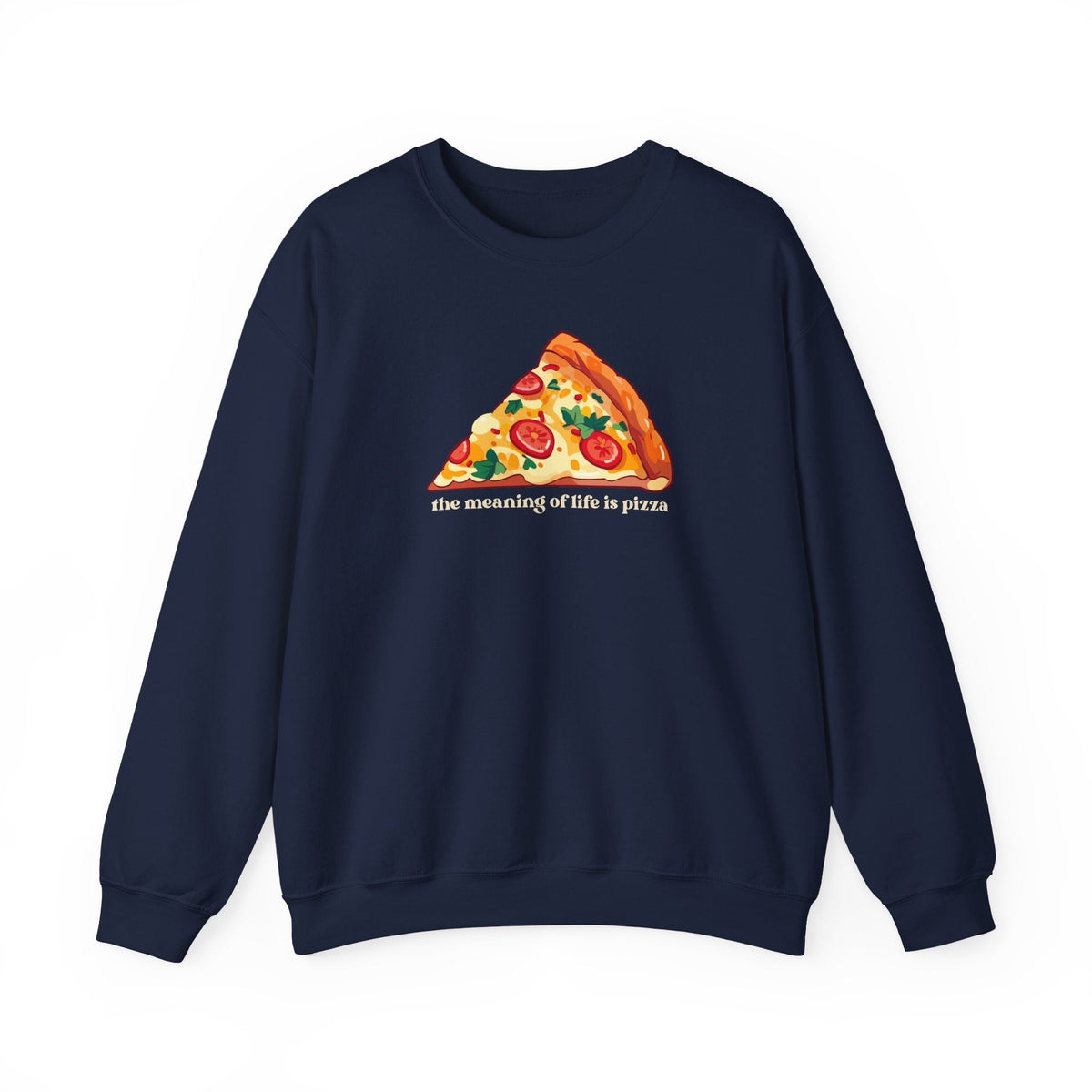 The Meaning of Life is Pizza Graphic Sweatshirt product image 2