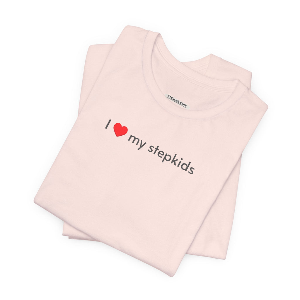 I Love My Stepkids Minimalist Style T-Shirt product image 3