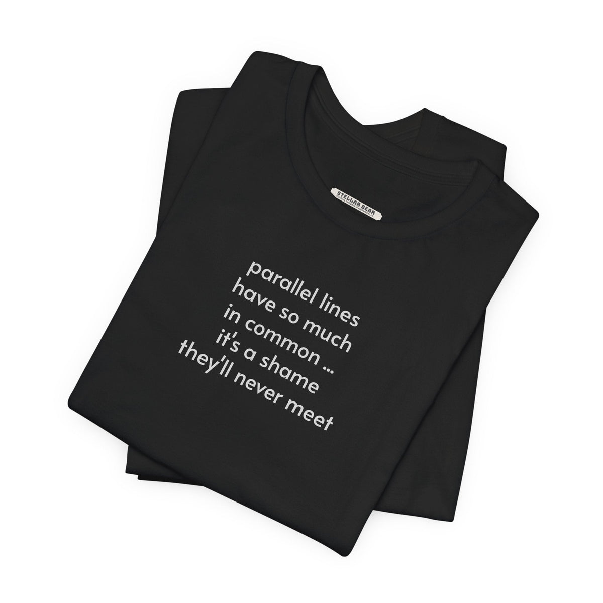 Parallel Lines Minimalist Style T-Shirt product image 1