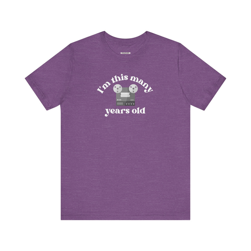 I'm This Many Years Old (Reel to Graphic T-Shirt product image 14
