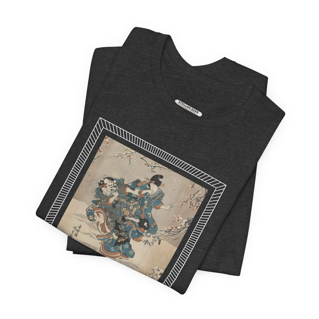 Snowball Fight 1830 Vintage Graphic T-Shirt product image 2