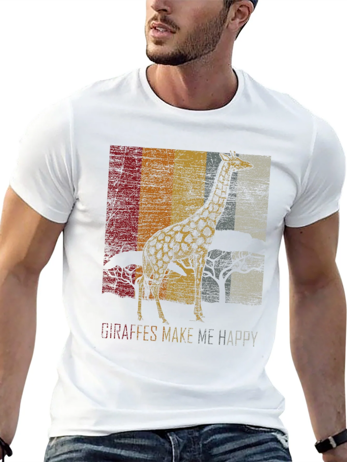 Giraffe Graphic T-Shirt - Vintage Style product image 12