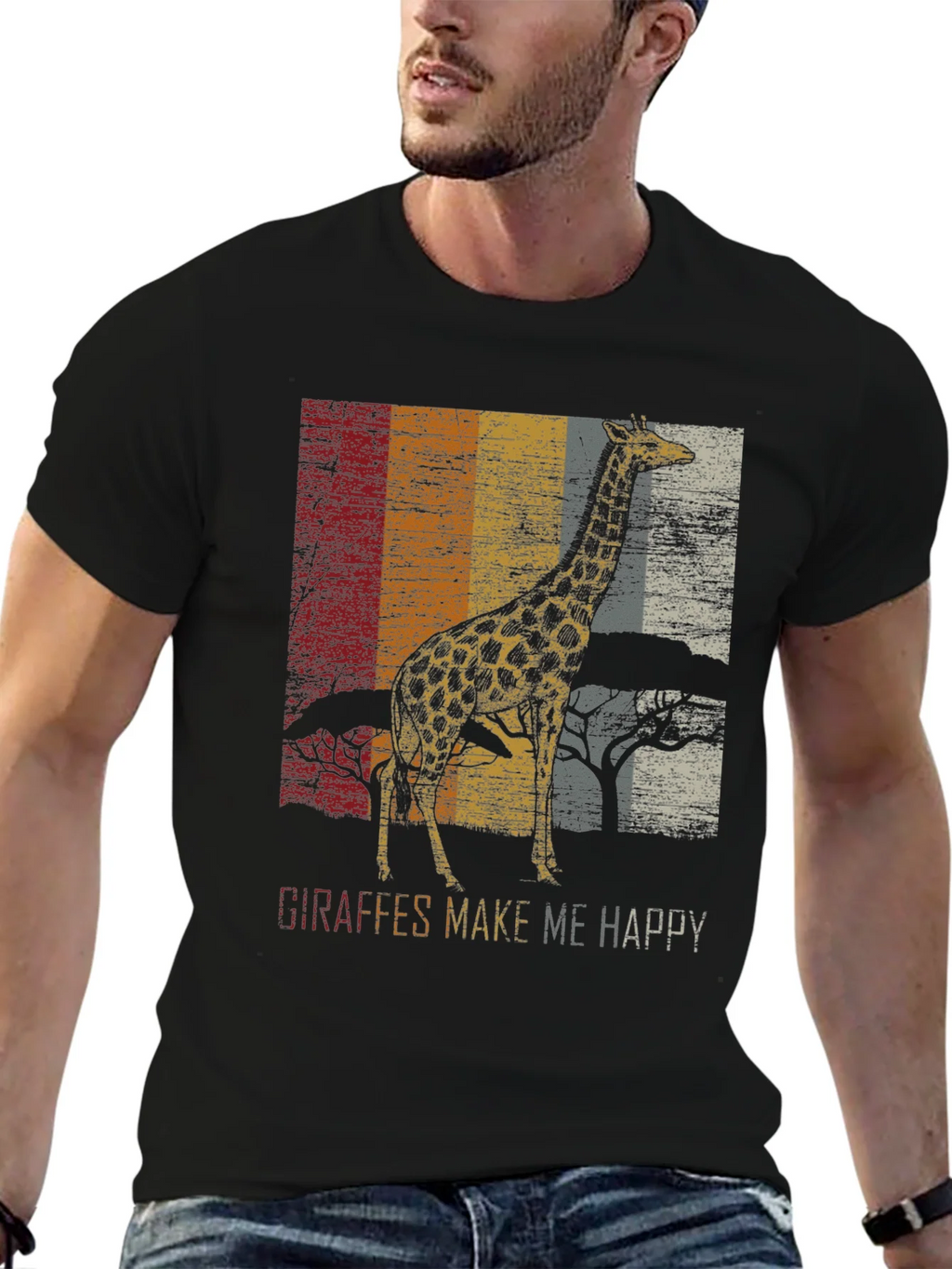 Giraffe Graphic T-Shirt - Vintage Style product image 6