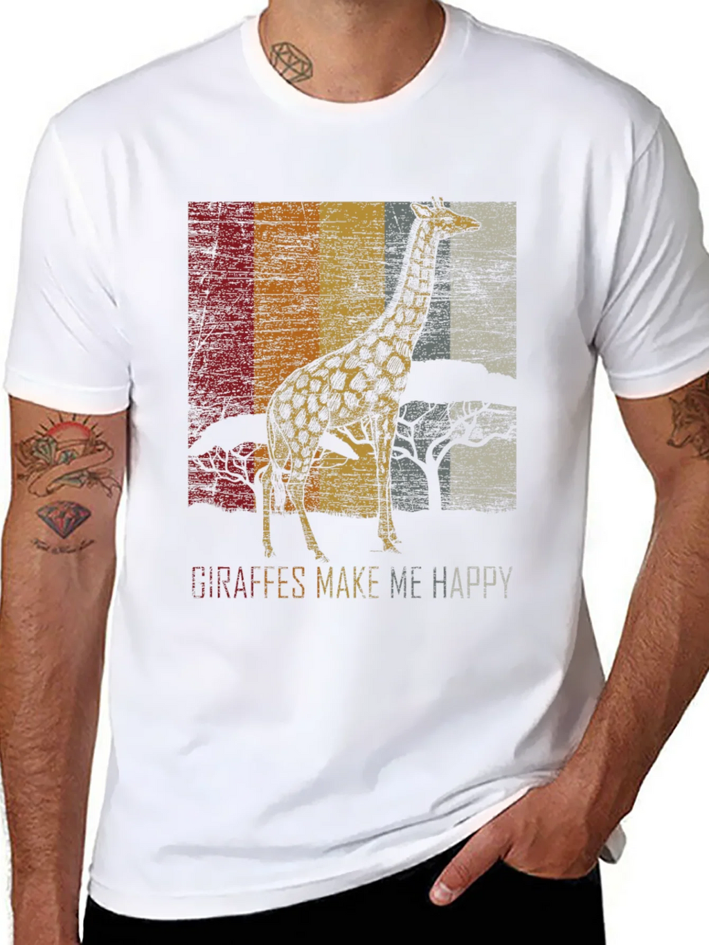 Giraffe Graphic T-Shirt - Vintage Style product image 7