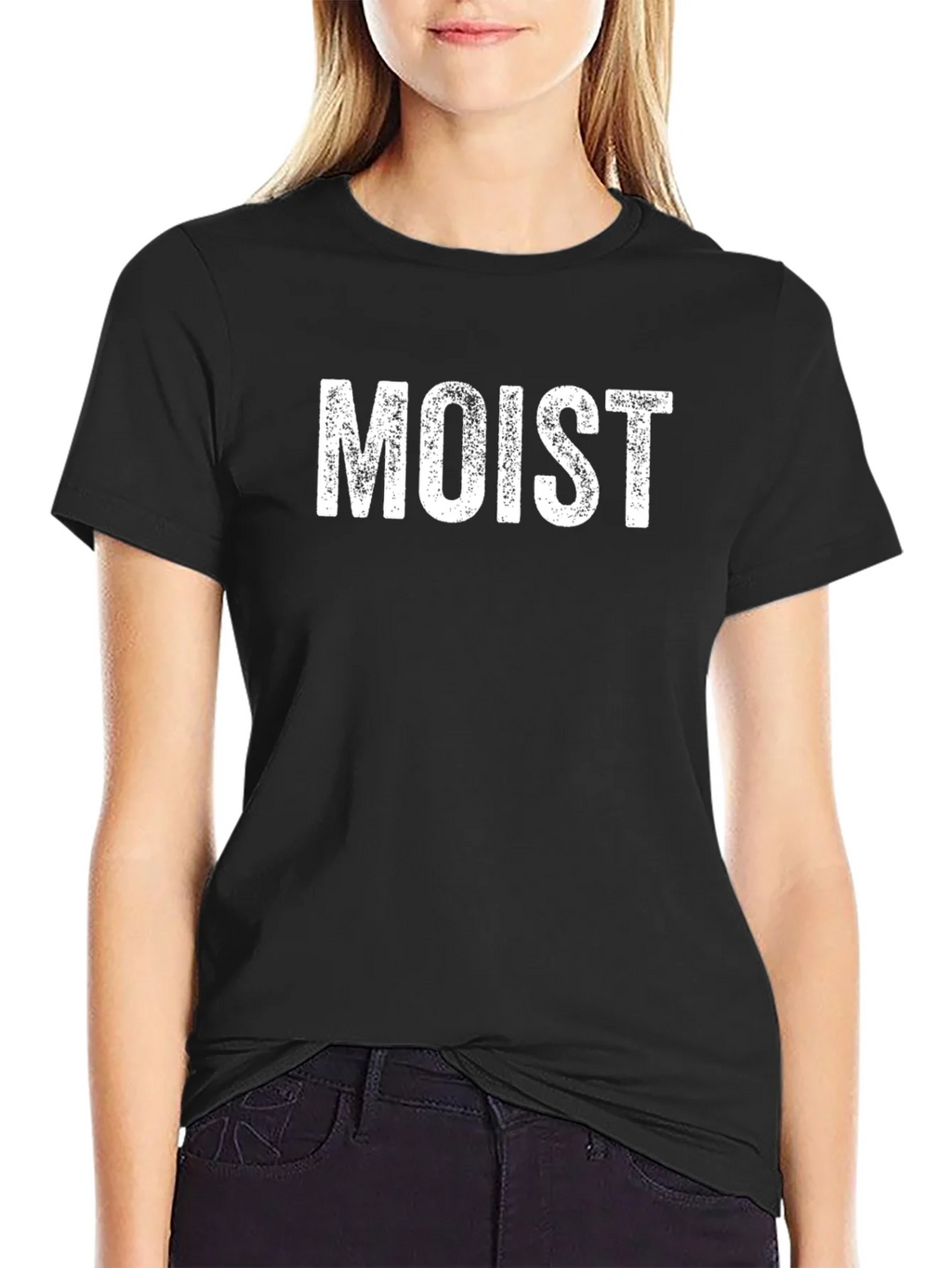 Moist Graphic Print Black T-Shirt product image 2