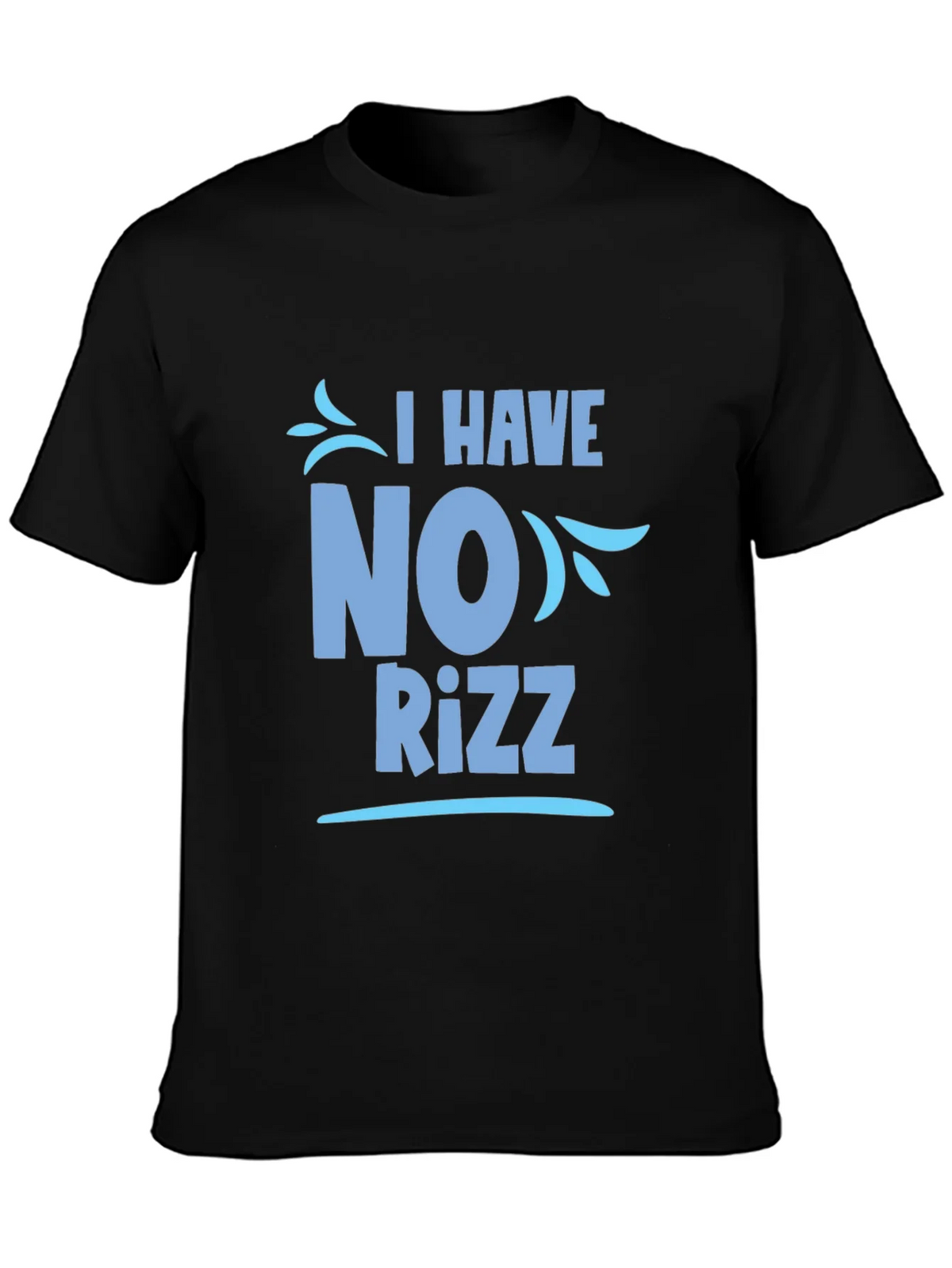 I Have No Rizz Graphic Tee - Mens Black T-Shirt product image 3