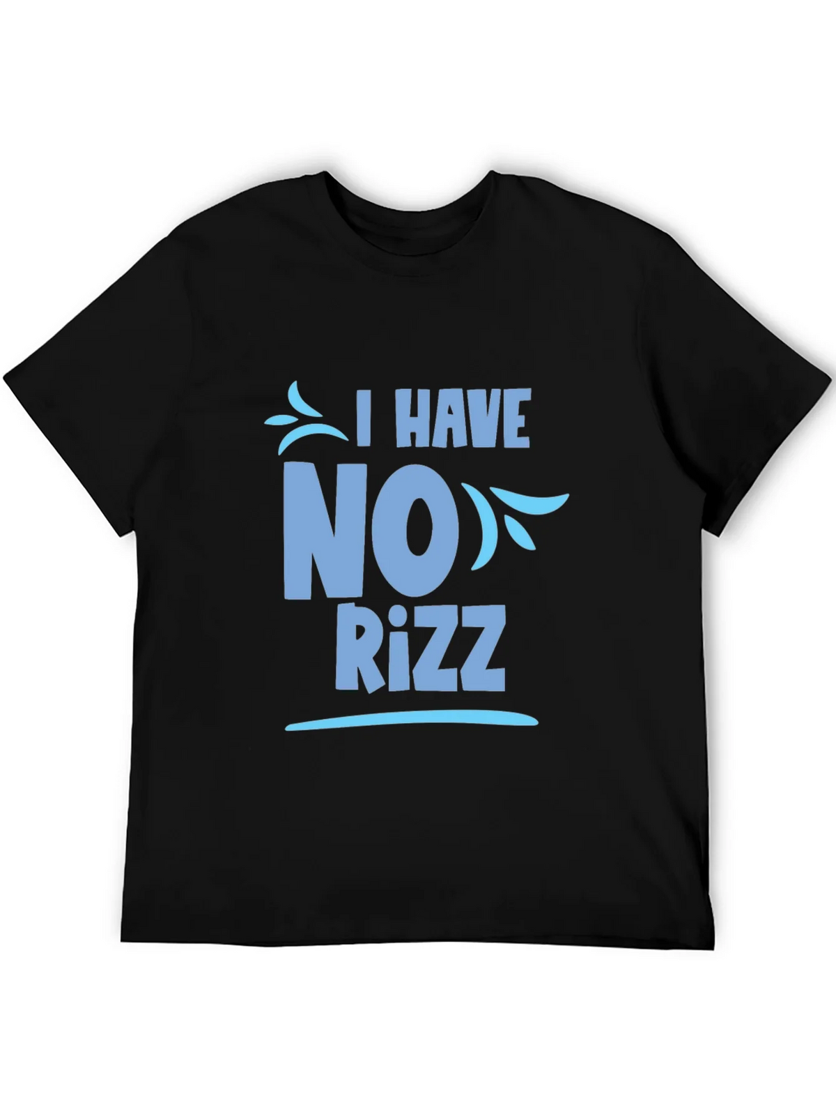 I Have No Rizz Graphic Tee - Mens Black T-Shirt product image 4