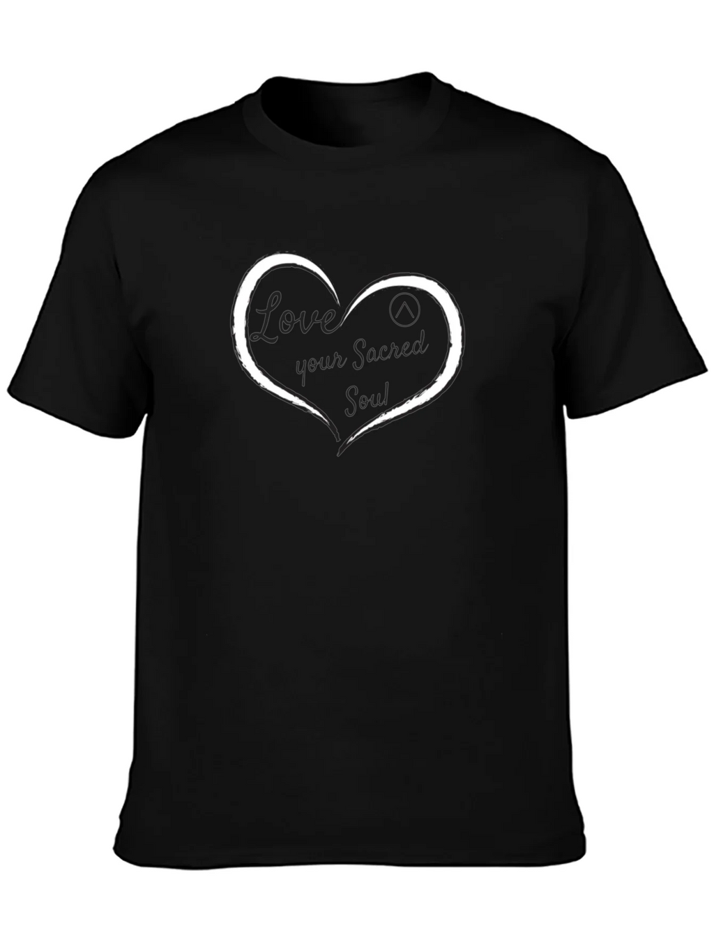 Love Your Sacred Soul Black T-Shirt product image 3