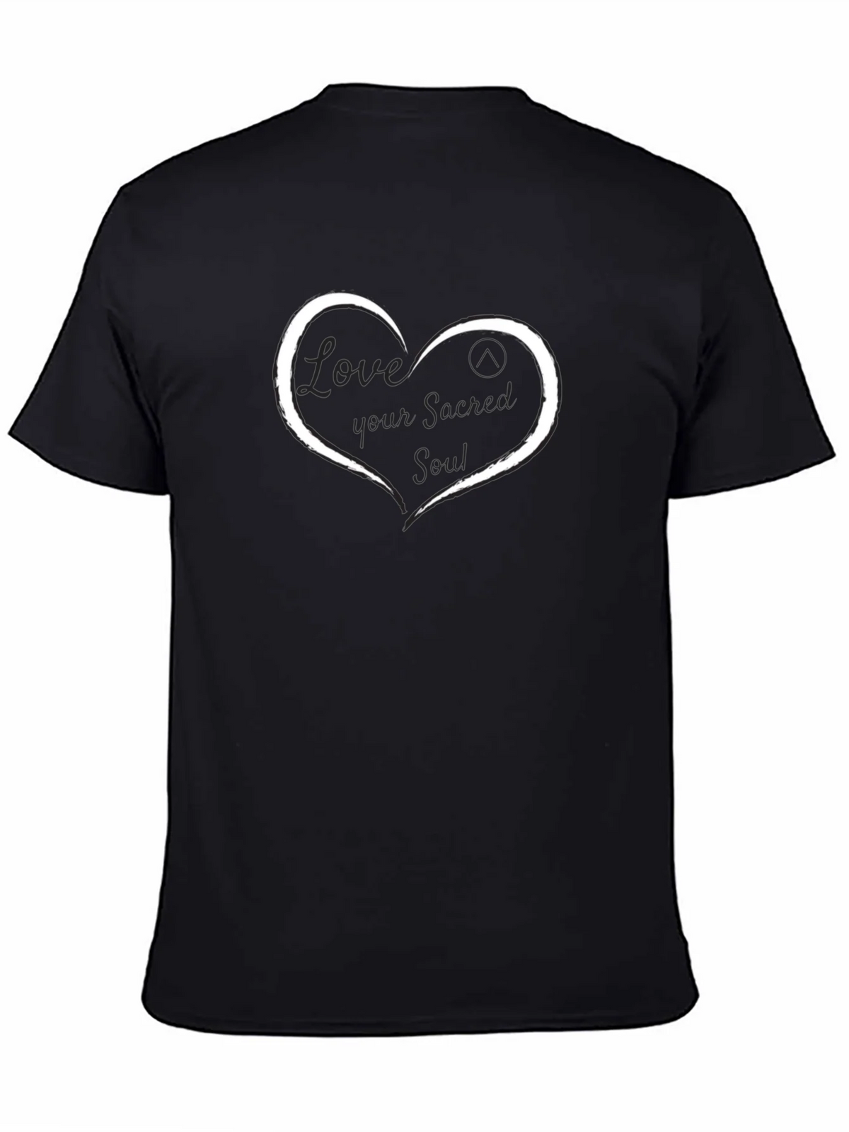 Love Your Sacred Soul Black T-Shirt product image 4