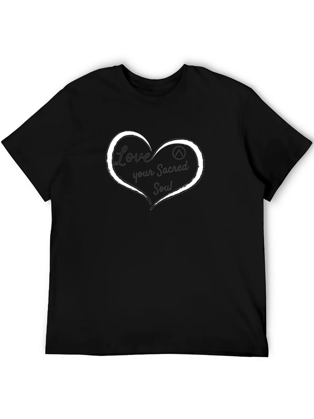 Love Your Sacred Soul Black T-Shirt product image 5