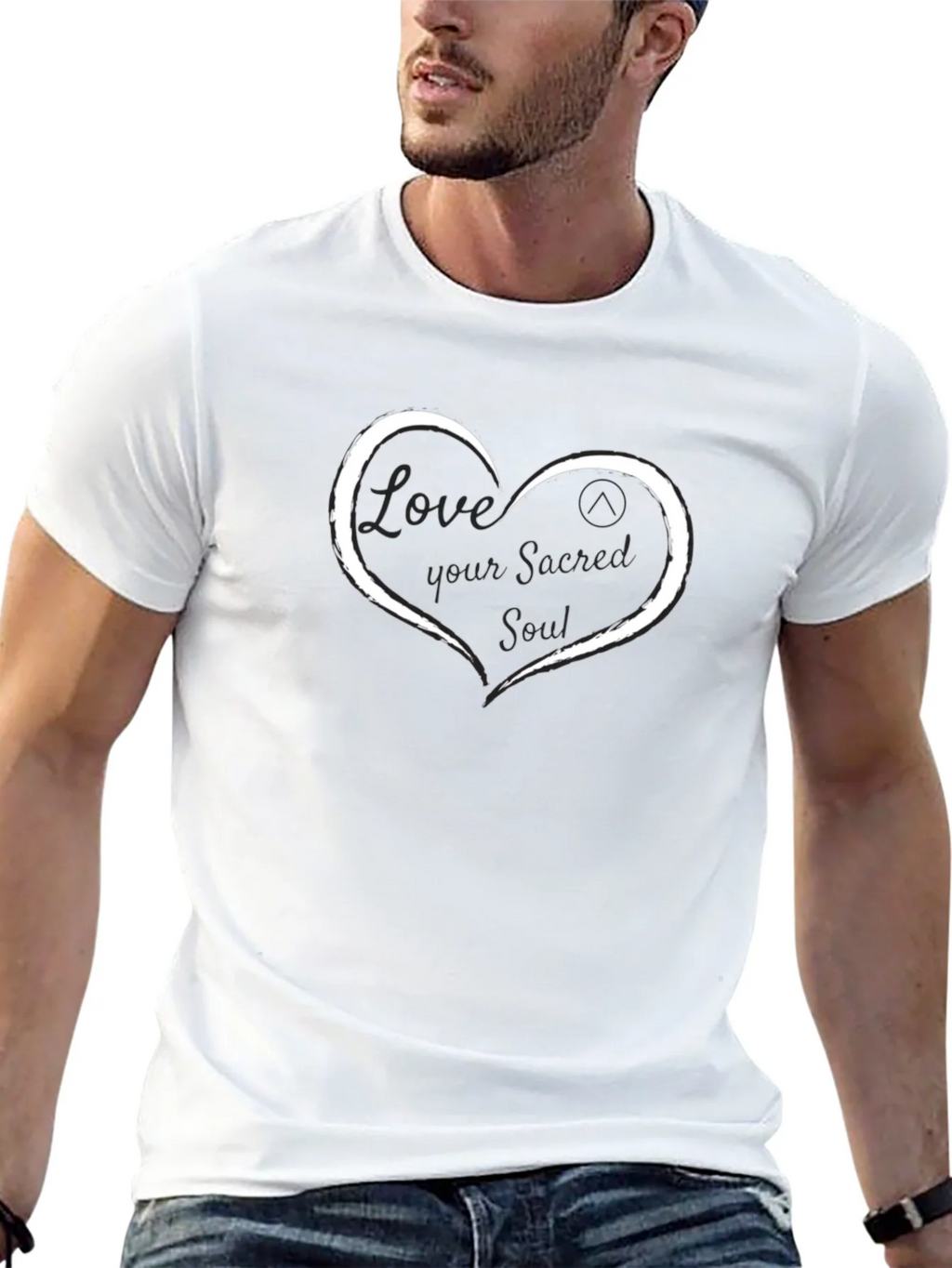Love Your Sacred Soul Black T-Shirt product image 12