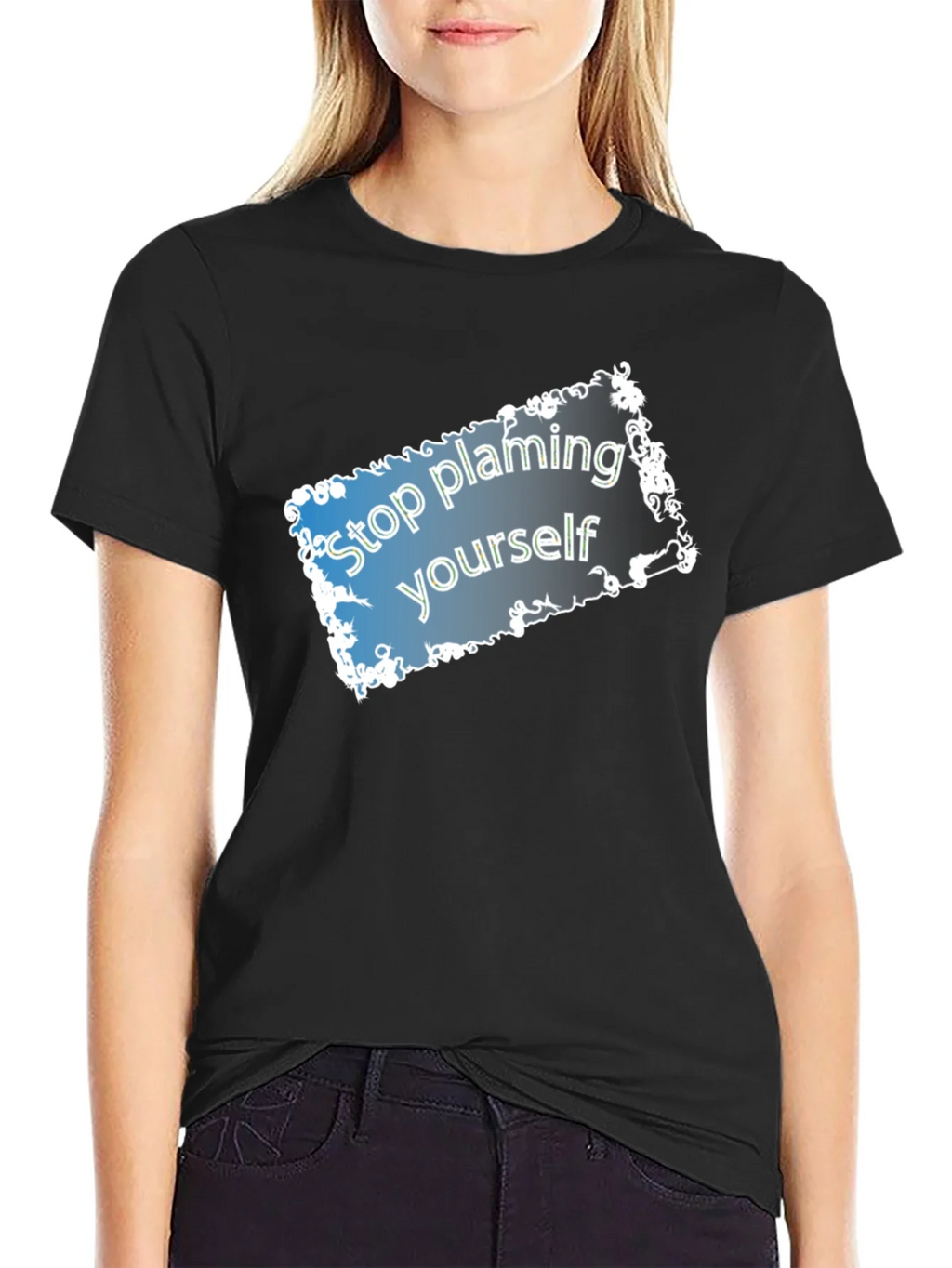 Stop Blaming Yourself T-Shirt - Motivational Tee product image 2