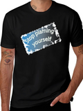 Stop Blaming Yourself T-Shirt - Motivational Tee product image 1