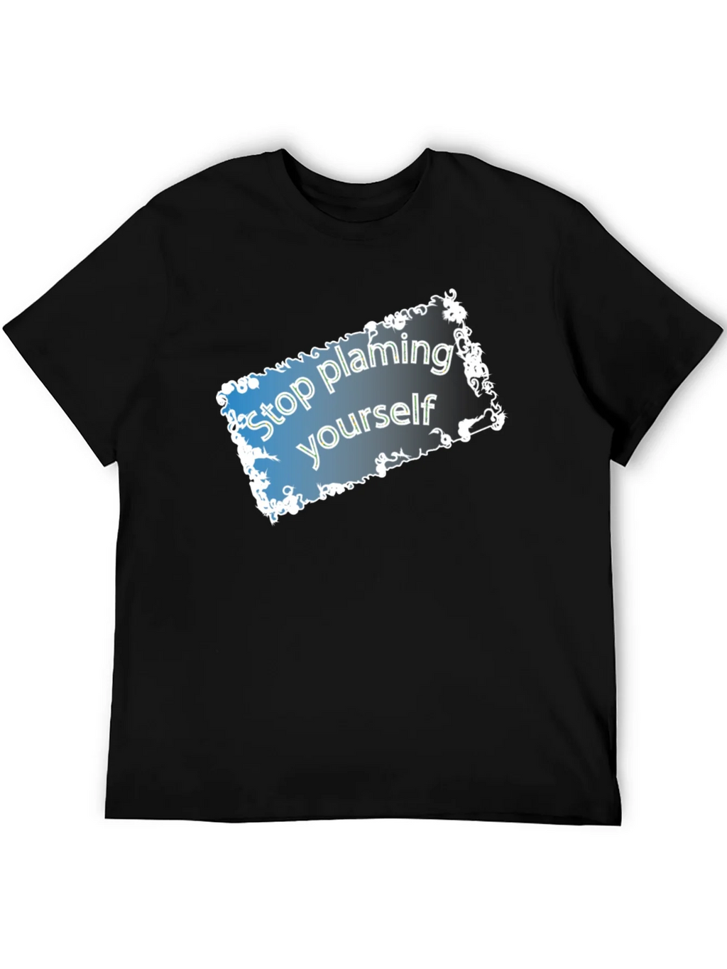 Stop Blaming Yourself T-Shirt - Motivational Tee product image 5