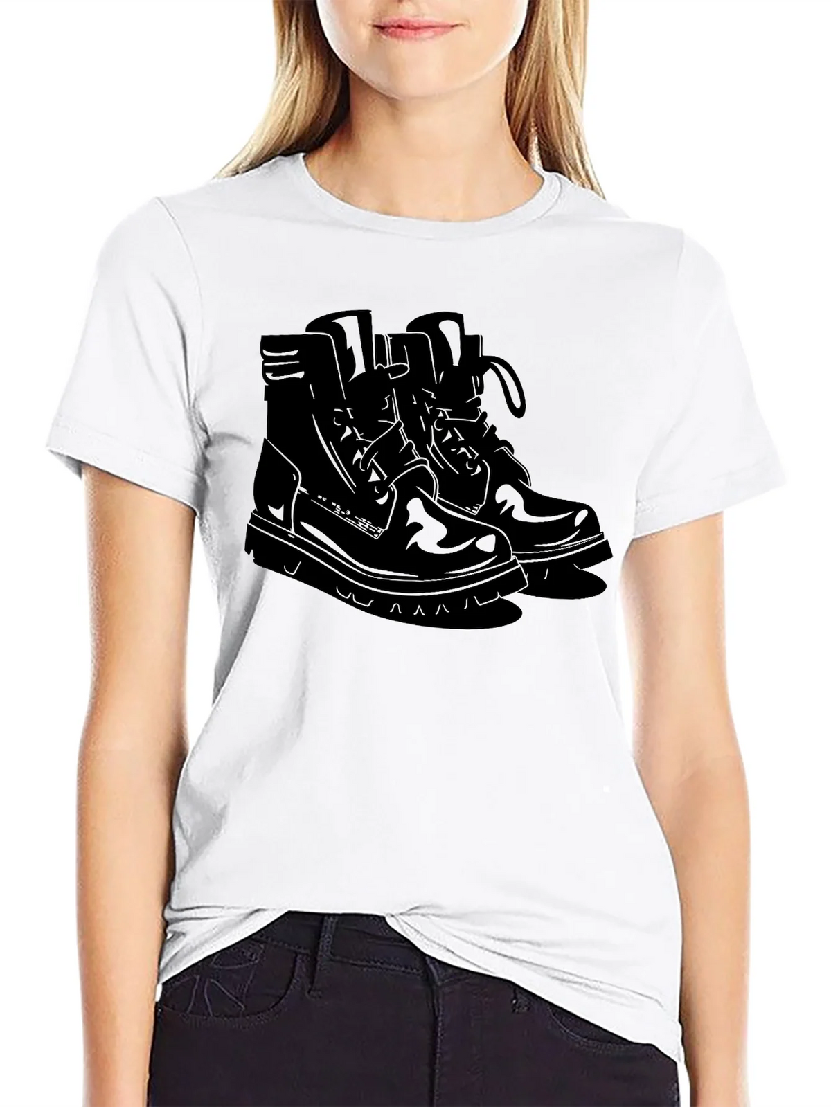 Mens Black Graphic Tee - Boots Design product image 8