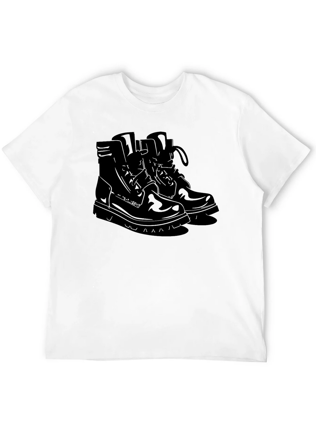 Mens Black Graphic Tee - Boots Design product image 11