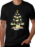 Melon Christmas Tree T-Shirt - Holiday Fun product image 1