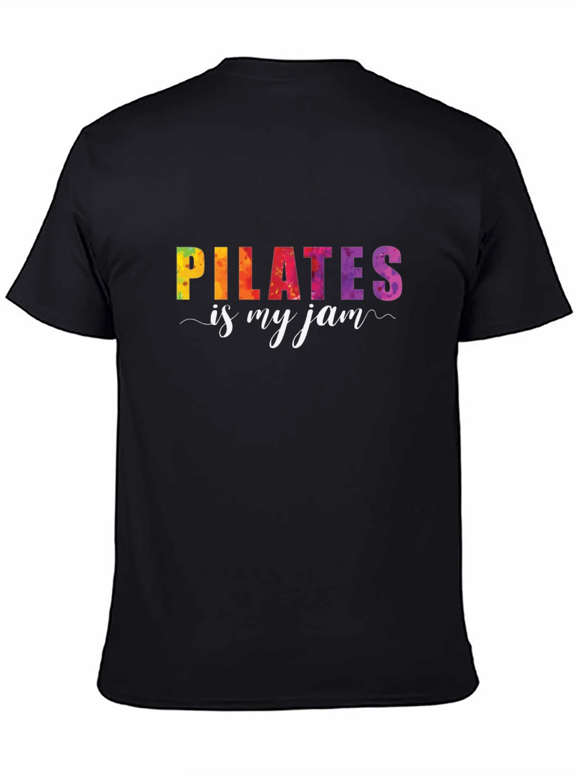 Pilates Is My Jam Graphic Tee - Black T-Shirt product image 4