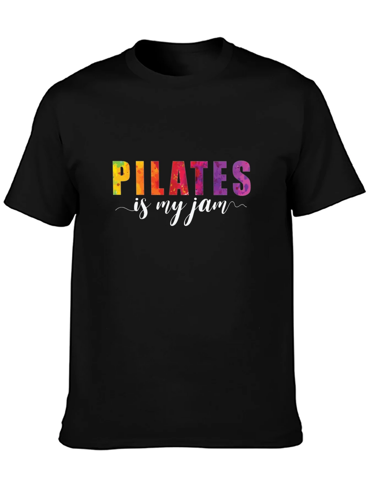 Pilates Is My Jam Graphic Tee - Black T-Shirt product image 3