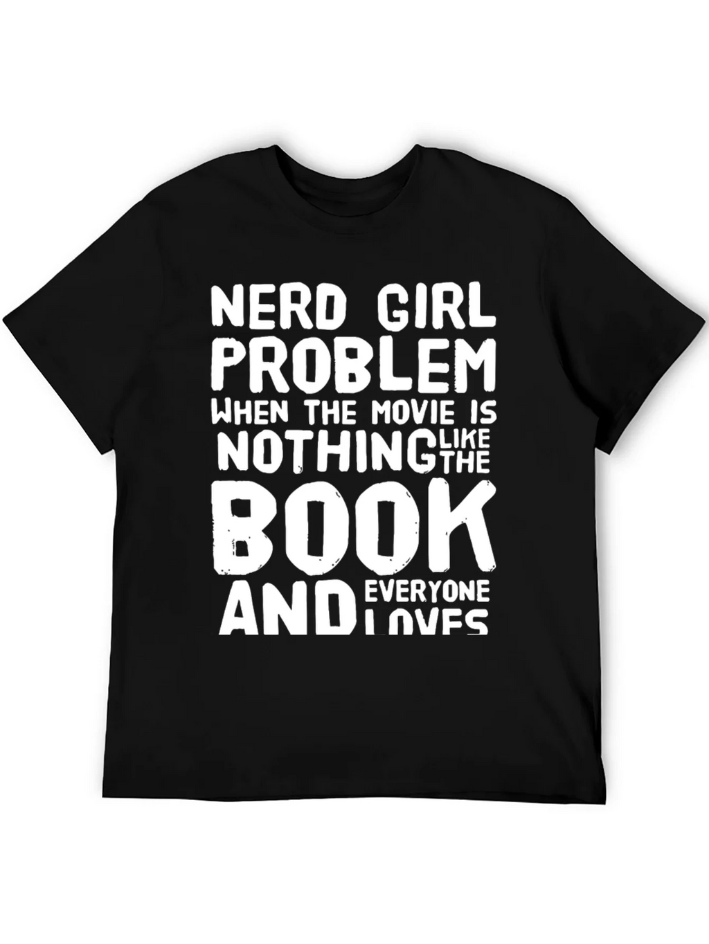 Nerd Girl Problem T-Shirt - Book vs Movie Tee product image 5