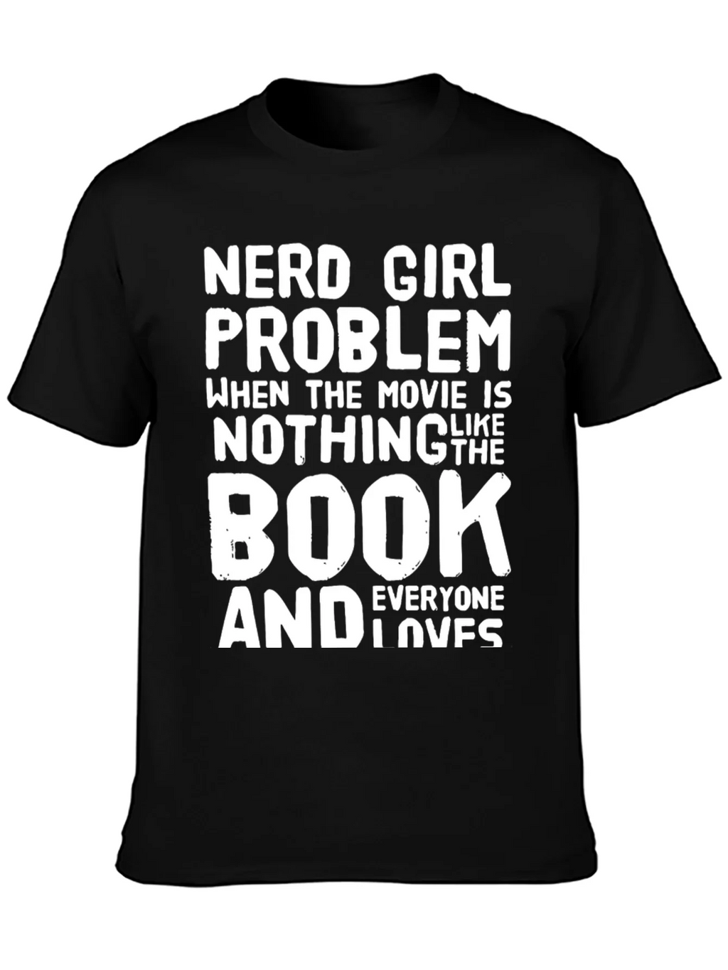 Nerd Girl Problem T-Shirt - Book vs Movie Tee product image 3