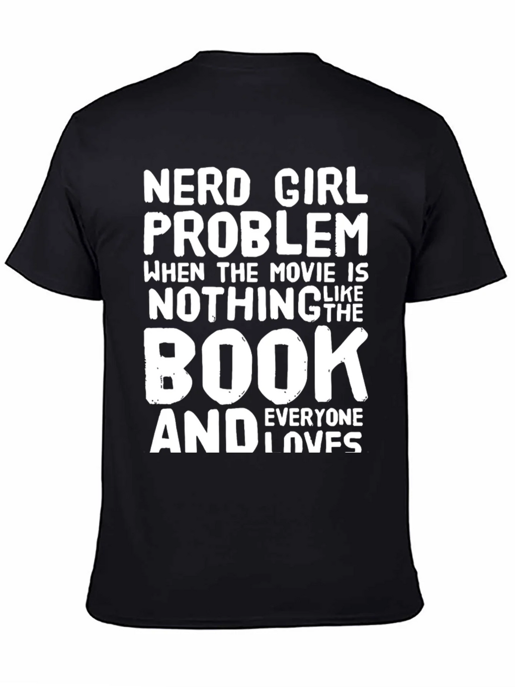 Nerd Girl Problem T-Shirt - Book vs Movie Tee product image 4