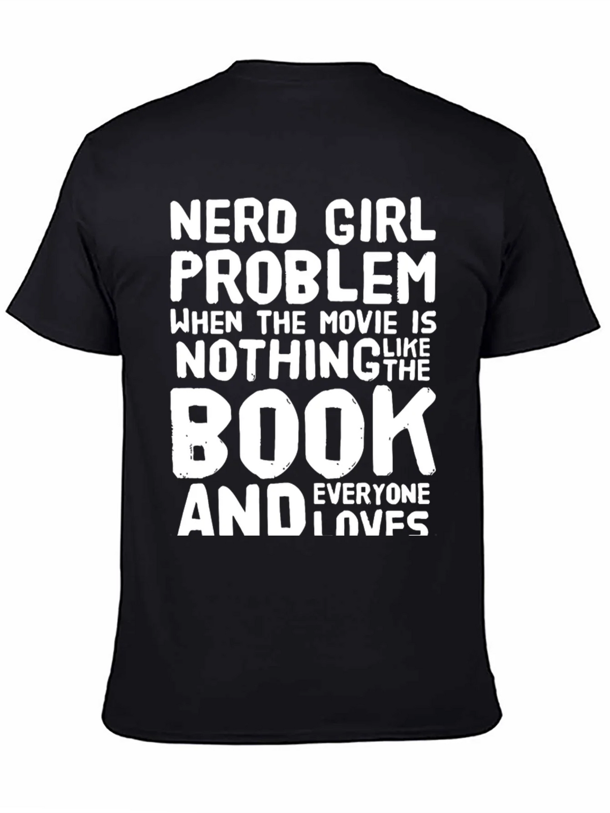 Nerd Girl Problem T-Shirt - Book vs Movie Tee product image 4