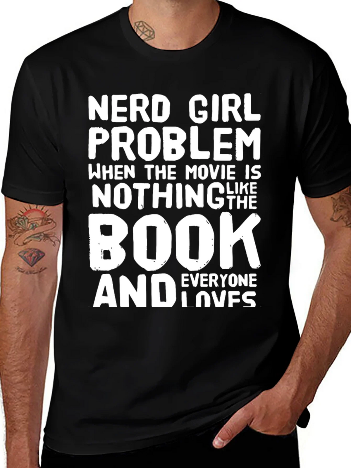 Nerd Girl Problem T-Shirt - Book vs Movie Tee product image 1