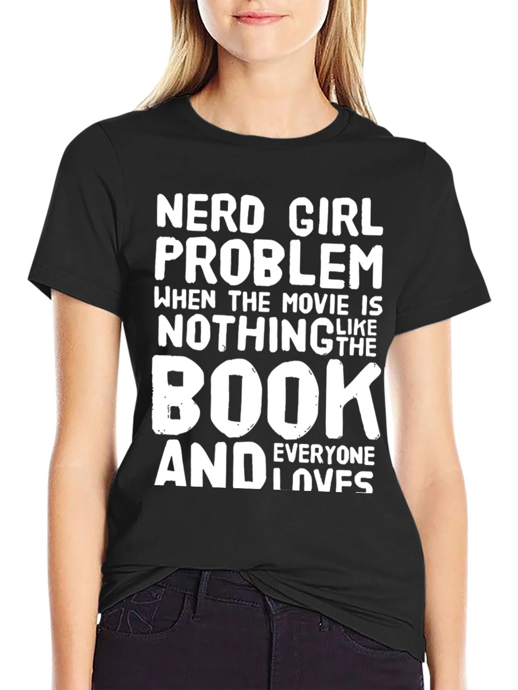 Nerd Girl Problem T-Shirt - Book vs Movie Tee product image 2