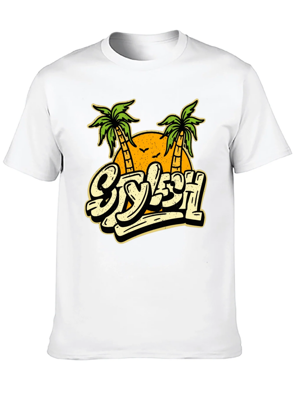 Stylish Palm Tree Graphic T-Shirt - Vacation Vibes product image 9