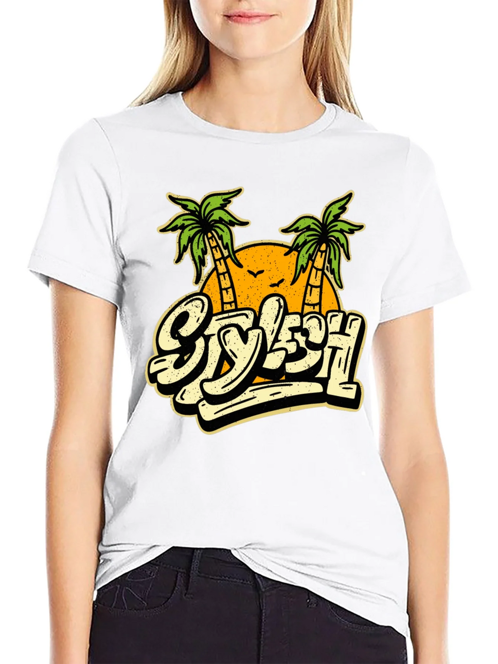 Stylish Palm Tree Graphic T-Shirt - Vacation Vibes product image 8