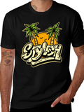 Stylish Palm Tree Graphic T-Shirt - Vacation Vibes product image 1