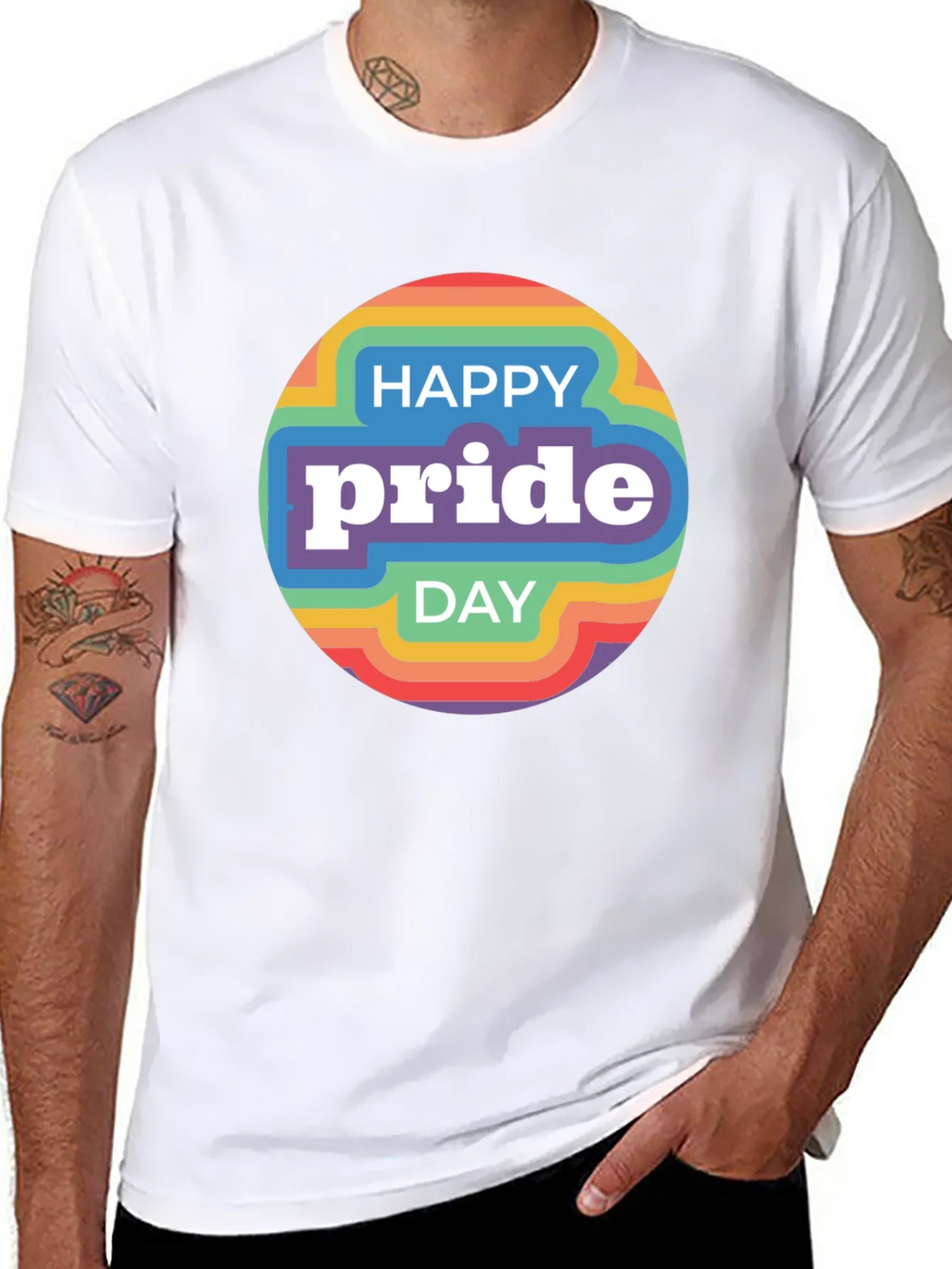 Happy Pride Day Graphic T-Shirt product image 7