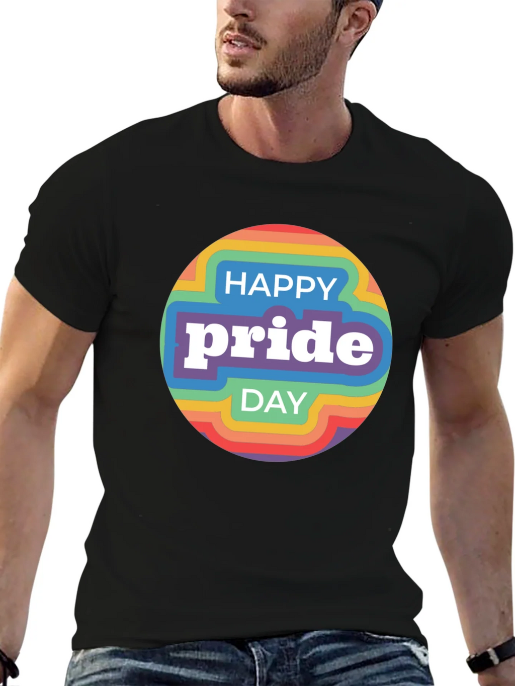 Happy Pride Day Graphic T-Shirt product image 6