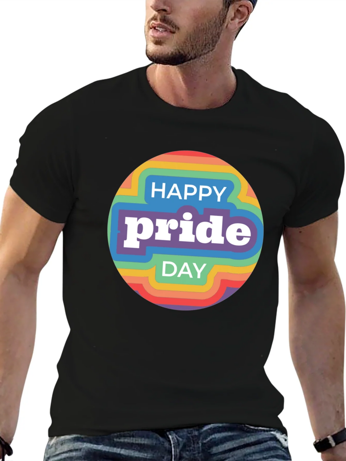 Happy Pride Day Graphic T-Shirt product image 6