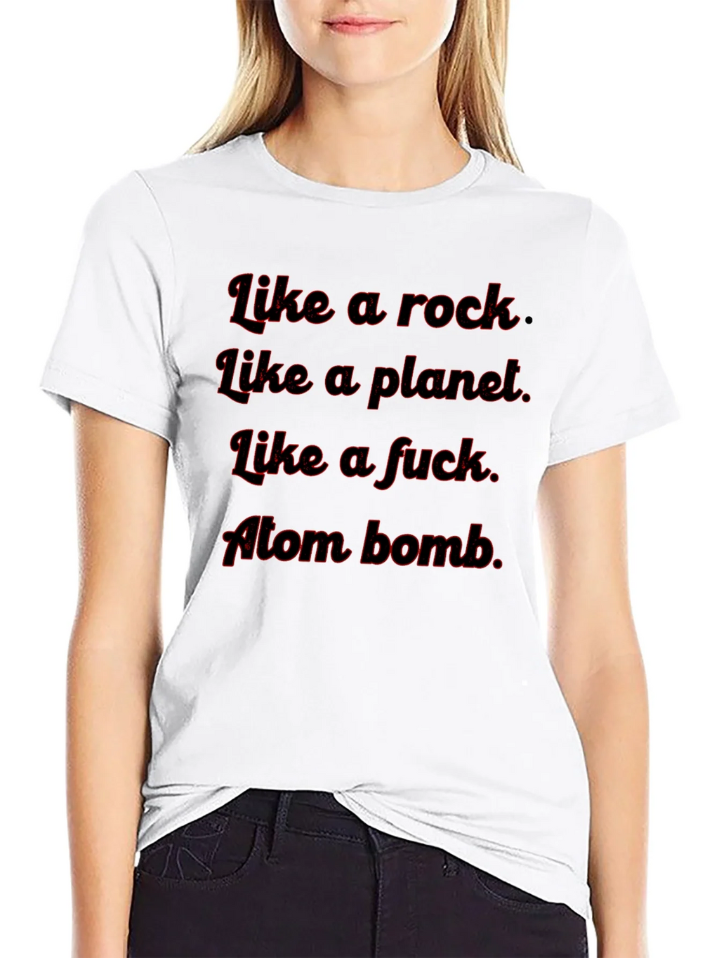 Like A Rock Tee - Funny Graphic T-Shirt product image 8