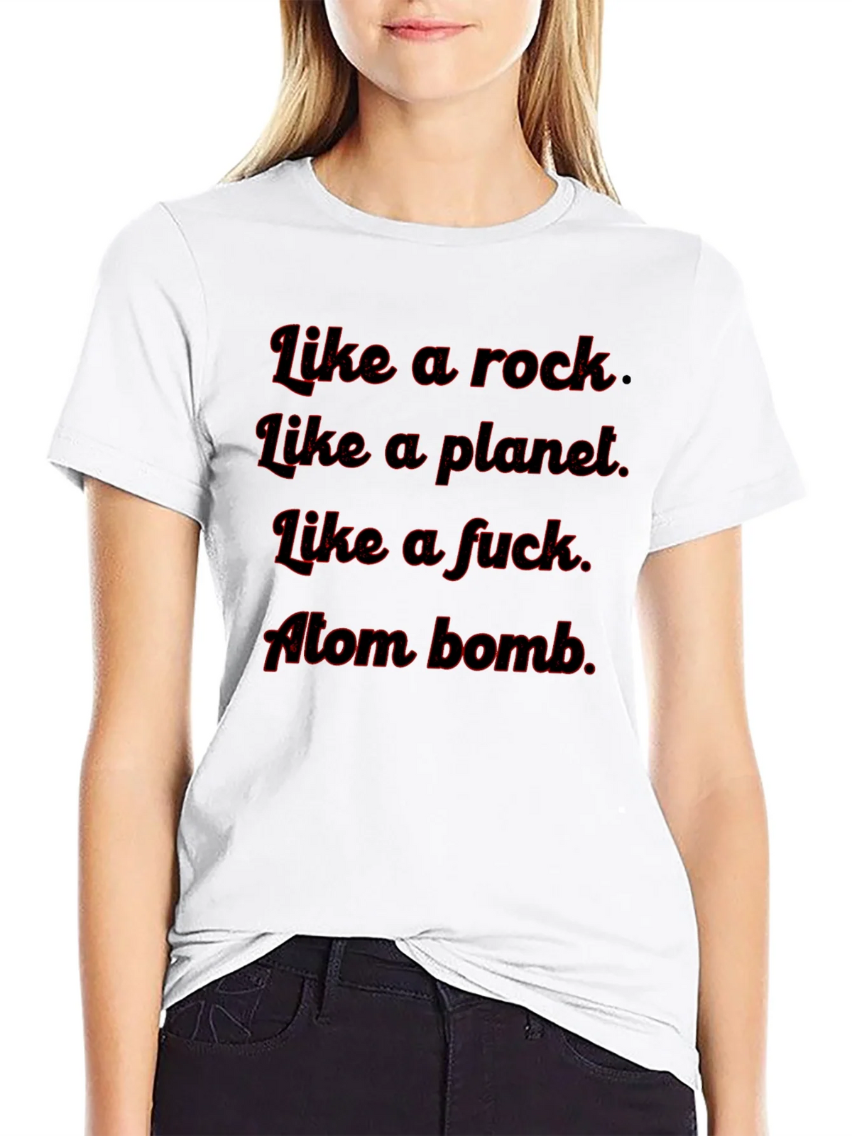 Like A Rock Tee - Funny Graphic T-Shirt product image 8