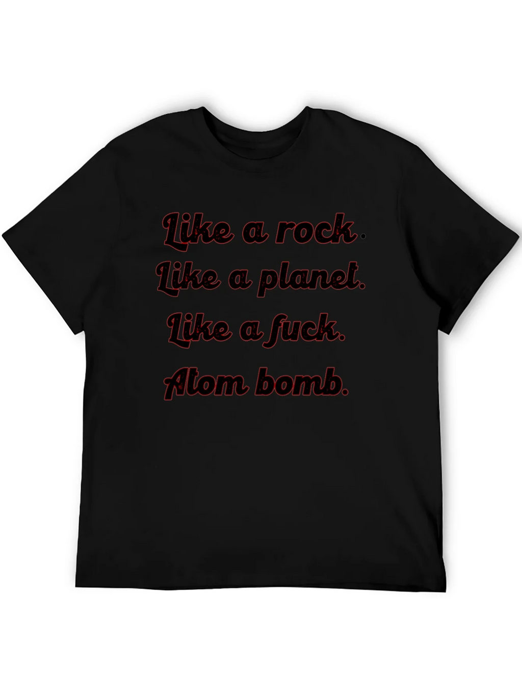 Like A Rock Tee - Funny Graphic T-Shirt product image 5