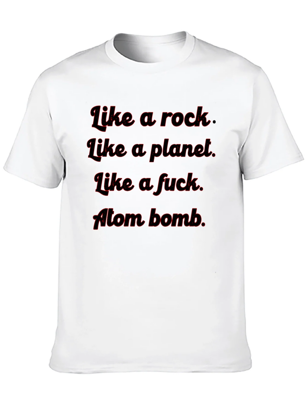 Like A Rock Tee - Funny Graphic T-Shirt product image 9
