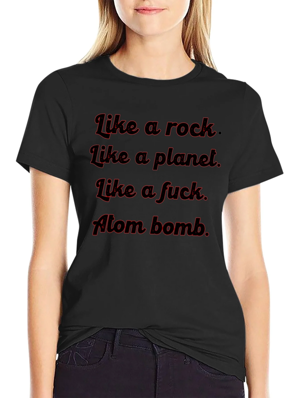 Like A Rock Tee - Funny Graphic T-Shirt product image 2